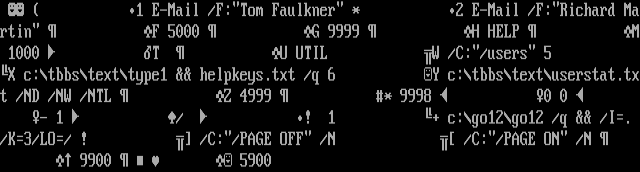 ANSI art: MENU4999.CTL